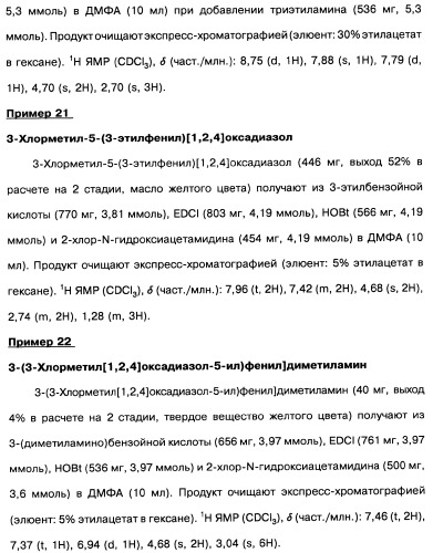 [1,2,4]оксадиазолы (варианты), способ их получения, фармацевтическая композиция и способ ингибирования активации метаботропных глютаматных рецепторов-5 (патент 2352568)