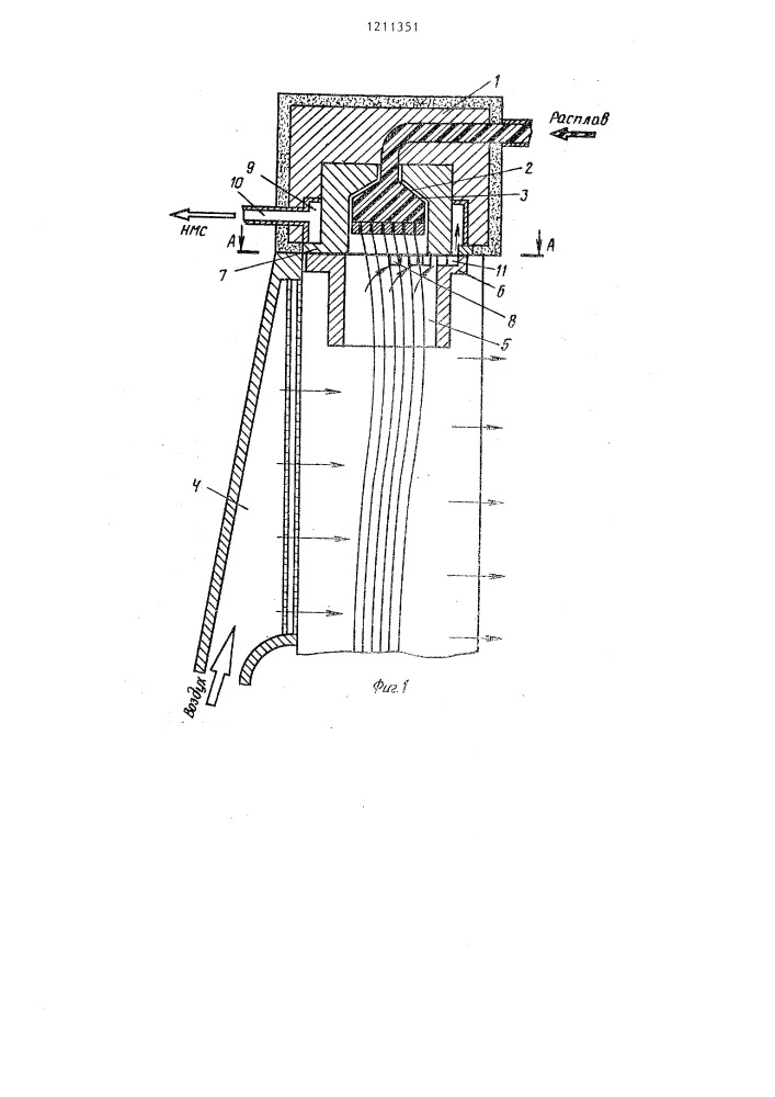 Устройство для формования синтетических нитей (патент 1211351)