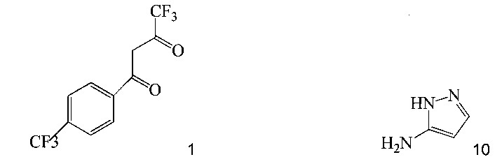 Способы получения 5-[2-[7-(трифторметил)-5-[4-(трифторметил)фенил]пиразоло[1,5-a]пиримидин-3-ил]этинил]-2-пиридинамина (патент 2630700)