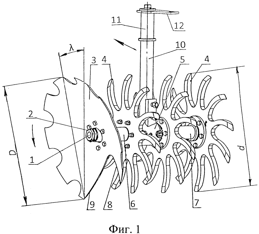 Секция дисковая почвообрабатывающая (патент 2614377)