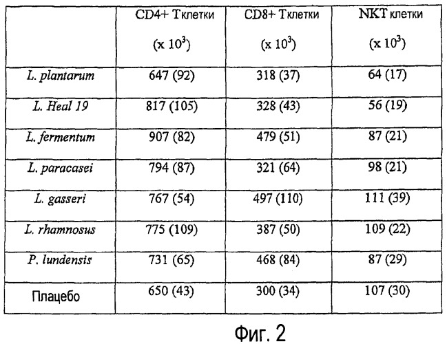 Применение lactobacillus для лечения вирусных инфекций (патент 2440123)
