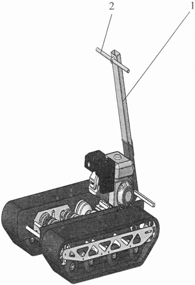 Малогабаритный гусеничный вездеход (патент 2624527)