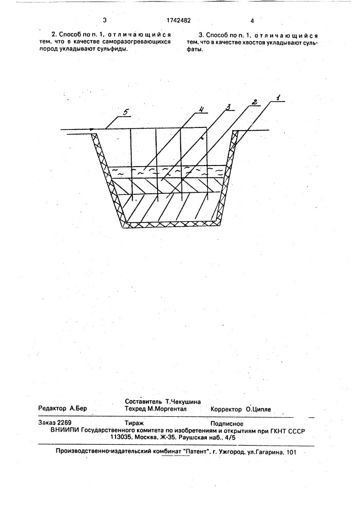 Способ гидроукладки пород при отрицательных температурах (патент 1742482)