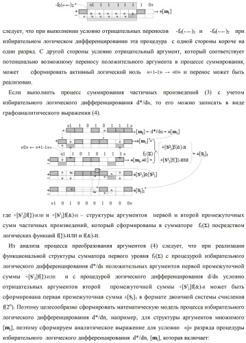 Способ избирательного логического дифференцирования d*/dn позиционных аналоговых сигналов &#177;[mj]f(2n) с учетом их логического знака m(&#177;) и функциональная структура для его реализации (варианты русской логики) (патент 2417431)