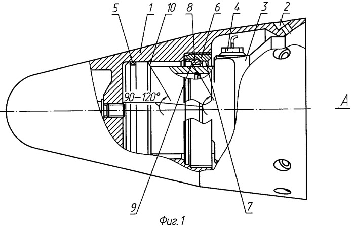 Носовой блок самонаводящегося снаряда (патент 2266512)