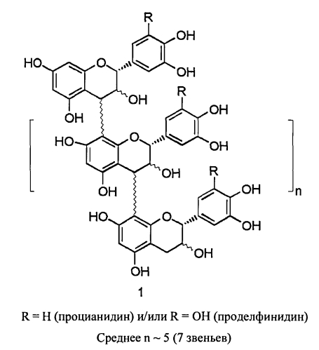 Способ производства проантоцианидиновой полимерной композиции (патент 2593014)