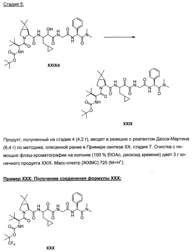 Новые пептиды как ингибиторы ns3-серинпротеазы вируса гепатита с (патент 2355700)