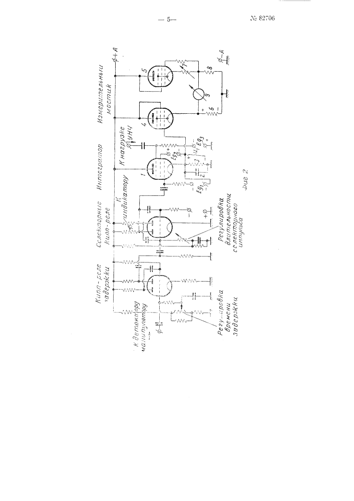 Устройство для измерения коэффициента поглощения радиоволн в ионосфере по способу сравнения амплитуд импульсов (патент 82706)