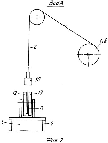 Рудничная скиповая подъемная установка (патент 2486126)