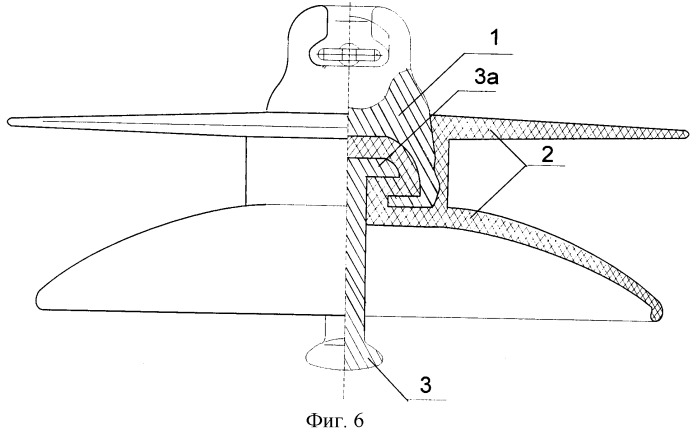 Высоковольтный подвесной изолятор (патент 2297056)