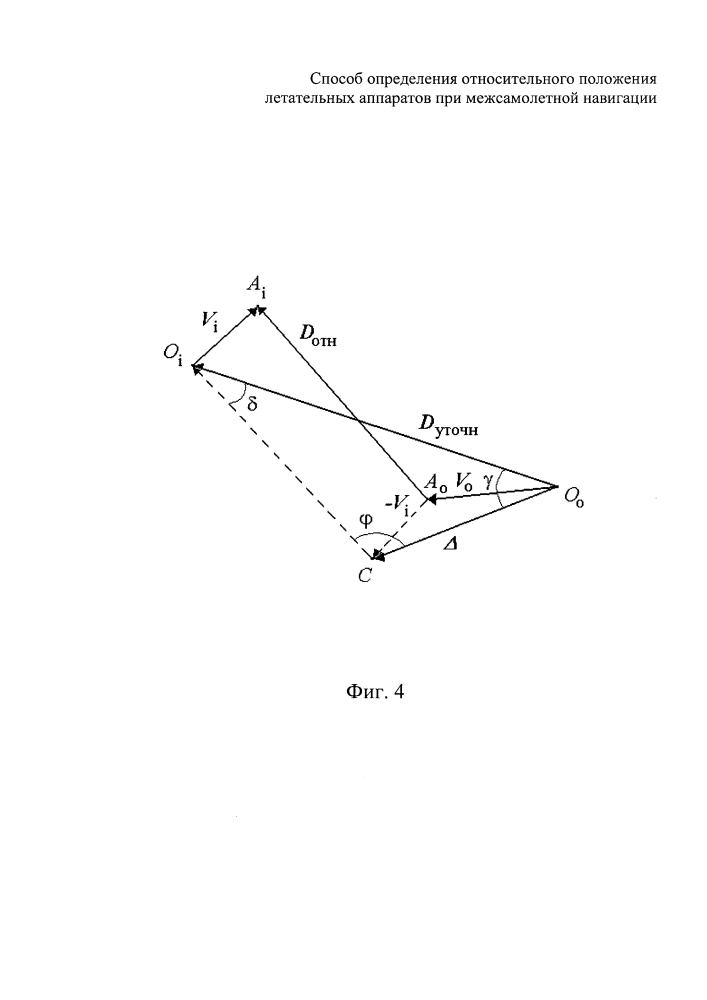 Способ определения относительного положения летательных аппаратов при межсамолетной навигации (патент 2606241)