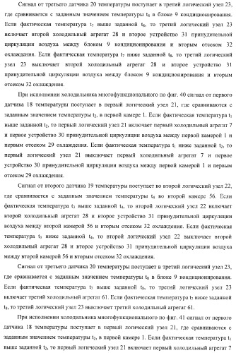 Холодильник многофункциональный (два варианта) и способ охлаждения в камере холодильника многофункционального (четыре варианта) (патент 2376536)