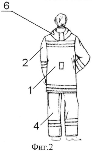 Костюм боевой одежды спасателей, действующих в условиях горящих объектов при наличии летящих и падающих предметов разрушающегося объекта (патент 2538461)