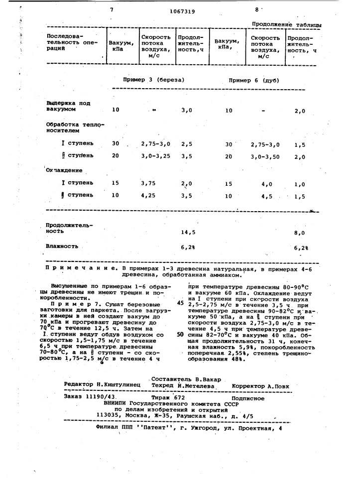 Способ сушки древесины (патент 1067319)