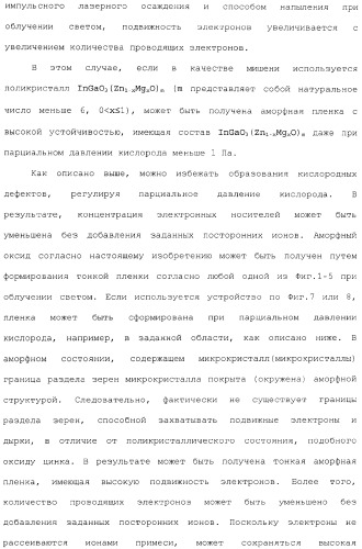 Аморфный оксид и полевой транзистор с его использованием (патент 2369940)