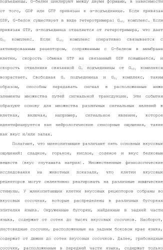 Модулирование хемосенсорных рецепторов и связанных с ними лигандов (патент 2510503)