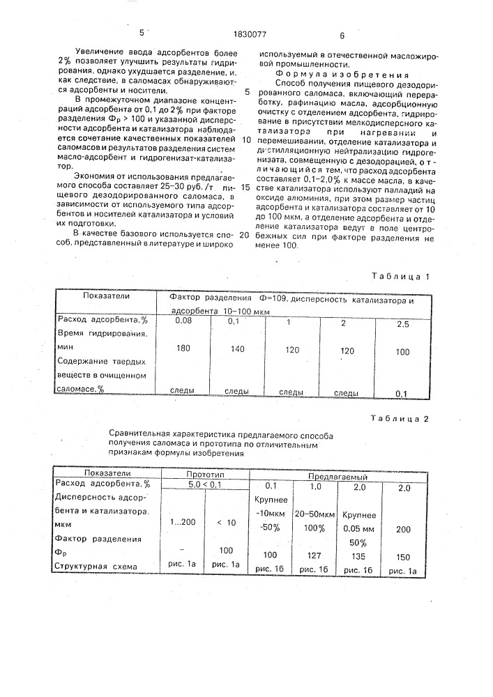 Способ получения пищевого дезодорированного саломаса (патент 1830077)