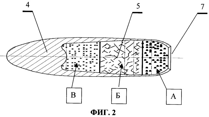 Патрон с реактивной пулей (патент 2372581)