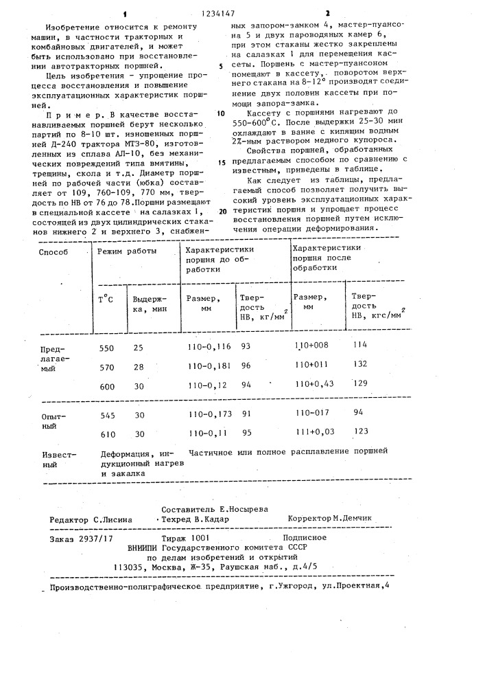 Способ восстановления деталей (патент 1234147)