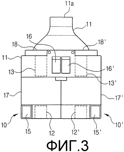 Пылеулавливающее устройство с множеством циклонных резервуаров для пылесоса (патент 2286079)