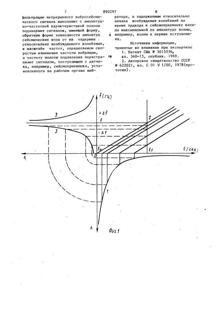 Способ вибрационной сейсморазведки (патент 890297)