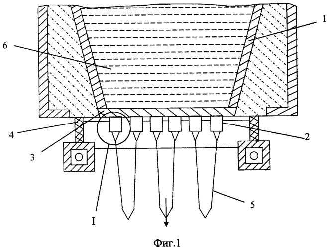 Устройство для выработки непрерывного волокна из базальтового сырья (патент 2445278)