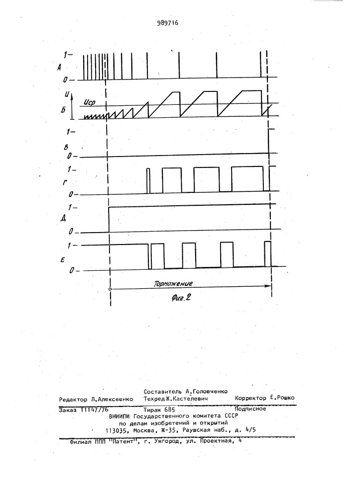 Способ торможения электродвигателя постоянного тока (патент 989716)