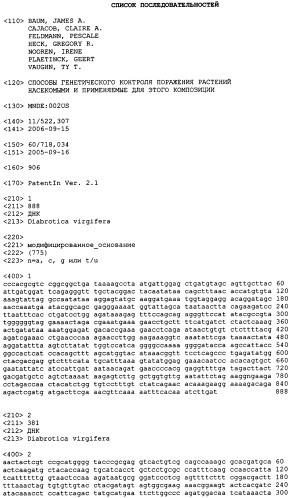Способы генетического контроля поражения растений насекомыми и применяемые для этого композиции (патент 2478710)
