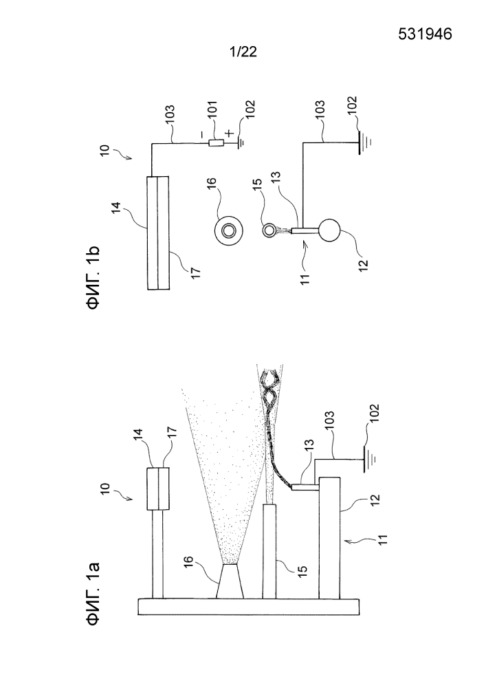 Устройство для изготовления нановолокна, способ изготовления нановолокна и структура, сформованная из нановолокна (патент 2600903)