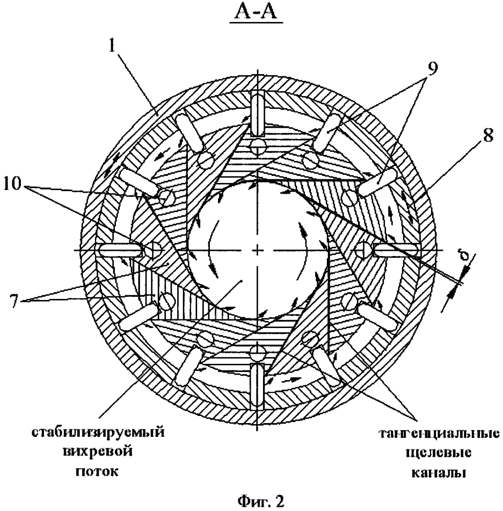 Устройство для стабилизации вихревого потока (патент 2634021)