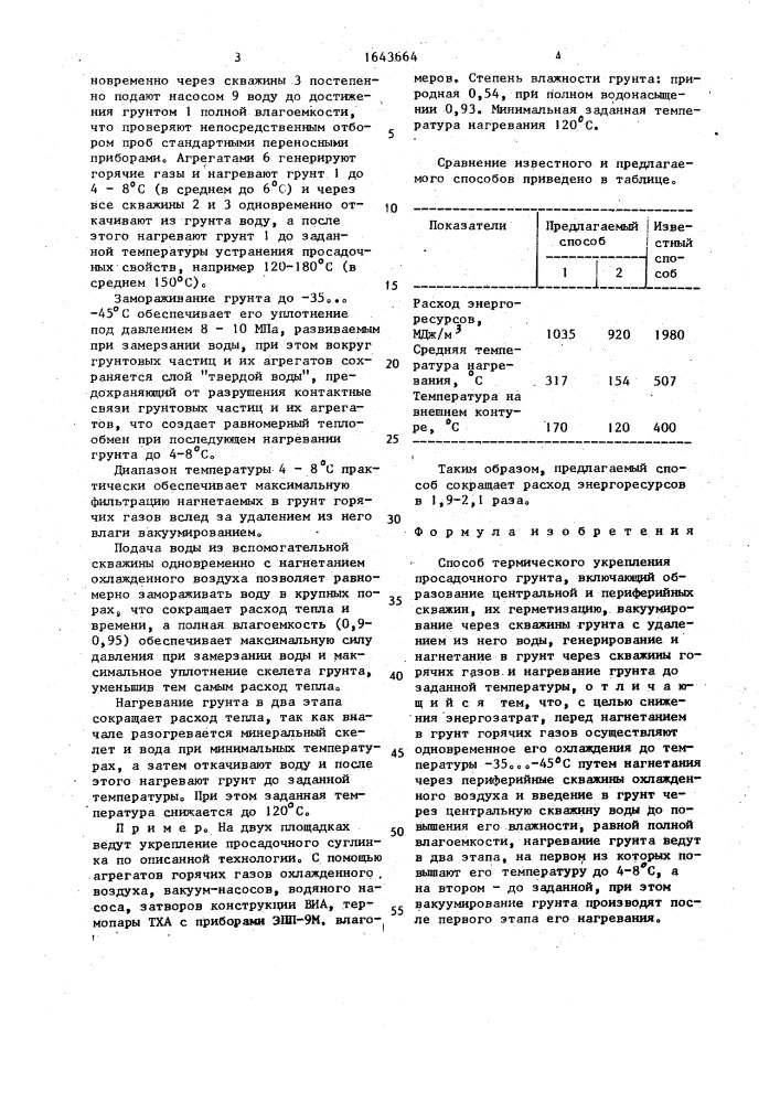 Способ термического укрепления просадочного грунта (патент 1643664)