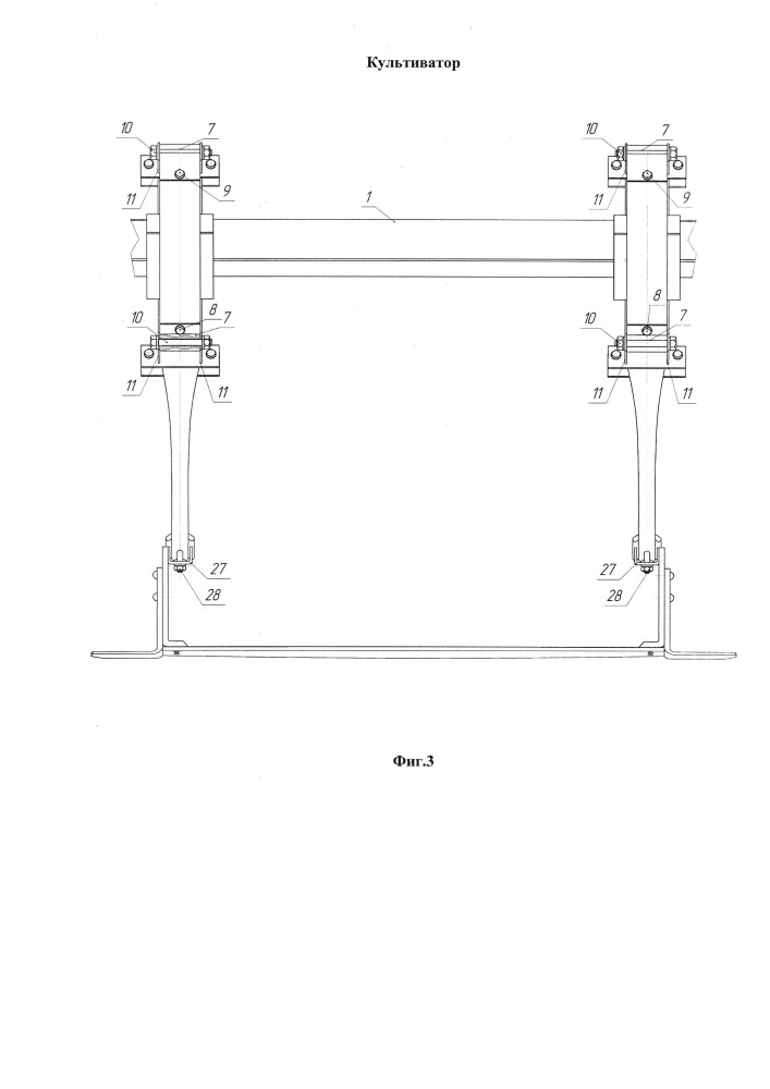 Культиватор (патент 2641524)