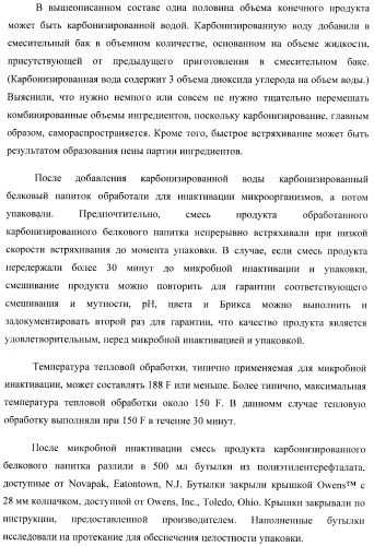 Белковый напиток и способ его получения (патент 2432091)