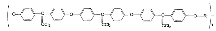 Хлорсодержащие ароматические полиэфиры (патент 2513742)