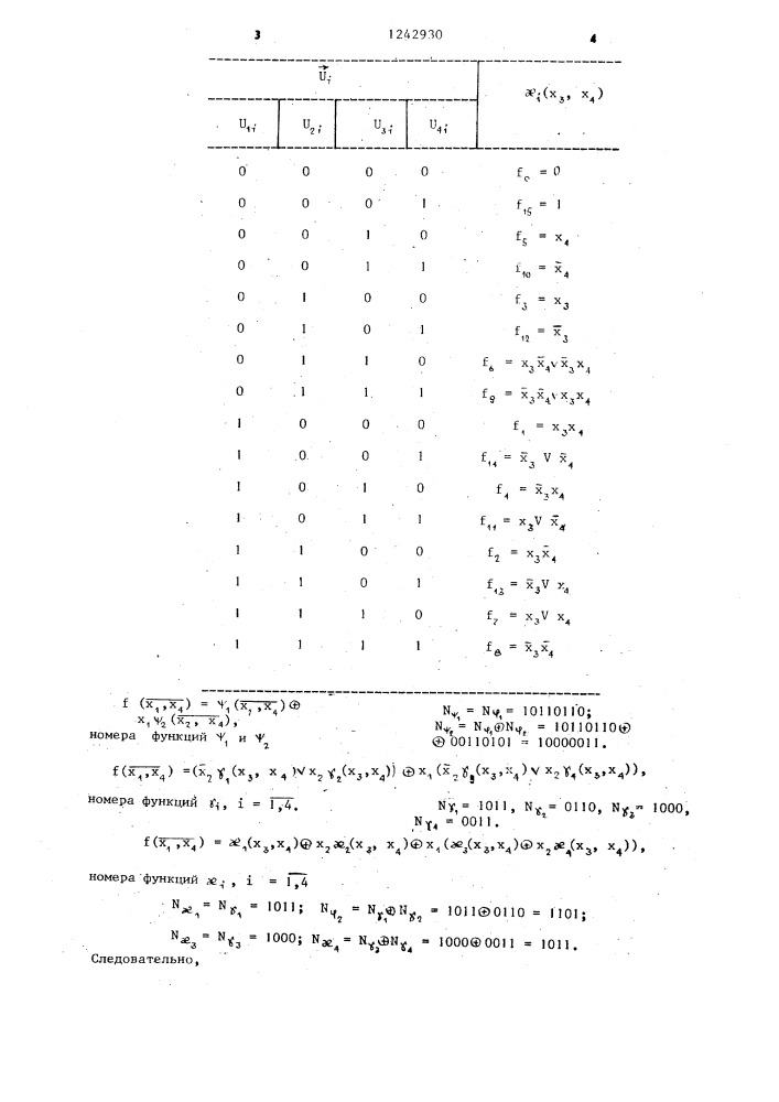 Универсальный логический модуль (патент 1242930)