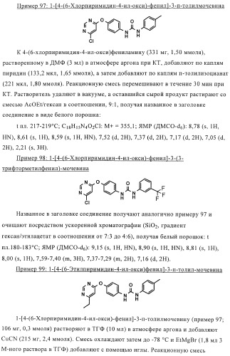 Производные диарилмочевины, применяемые для лечения зависимых от протеинкиназ болезней (патент 2369605)