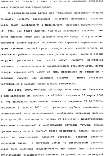 Герметичное трубное соединение с одной или несколькими наклонными опорными поверхностями, выполненное при помощи пластического расширения (патент 2339867)