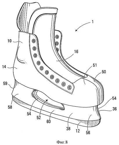 Коньковый ботинок (патент 2390292)