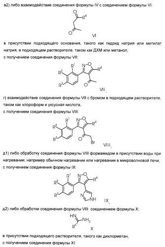 Производные арил-изоксазол-4-ил-имидазола (патент 2425045)