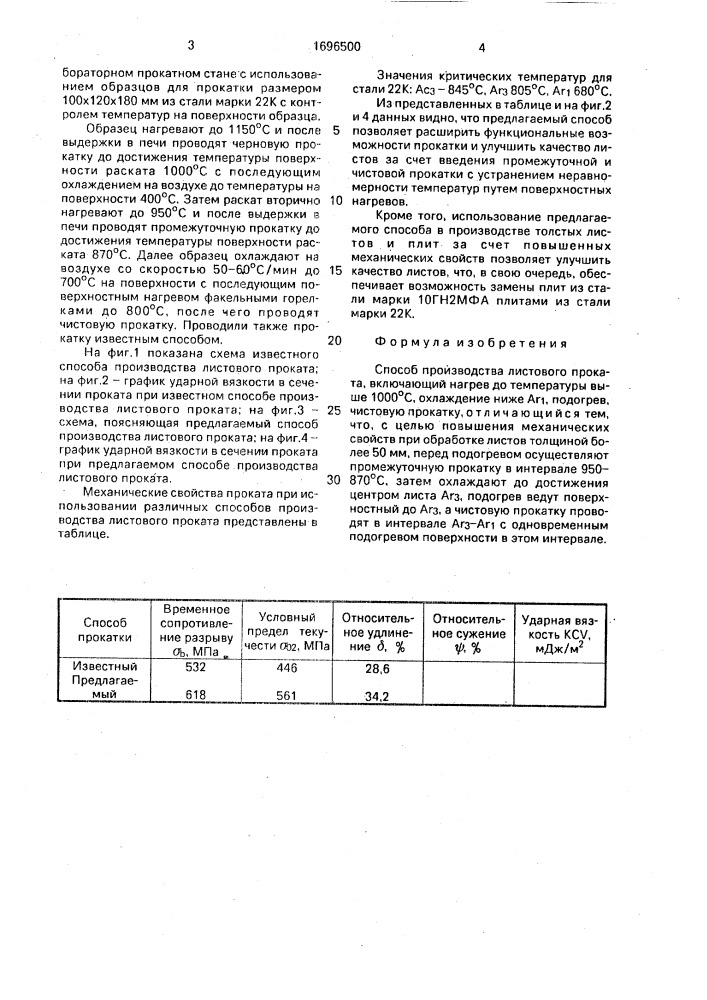 Способ производства листового проката (патент 1696500)