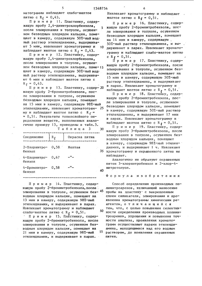 Способ определения производных полинитроаренов (патент 1548754)