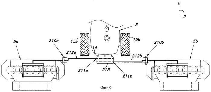 Сельскохозяйственная косилка с несущим транспортным средством и несколькими рабочими узлами (патент 2305397)