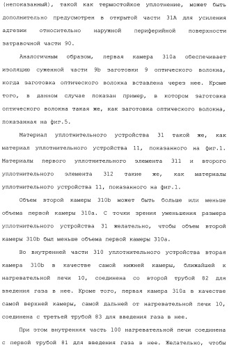 Установка для изготовления оптического волокна и способ изготовления оптического волокна (патент 2482078)