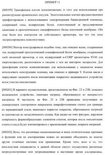 Захват эндотелиальных клеток-предшественников элюирующим лекарственные средства имплантируемым медицинским устройством (патент 2400256)