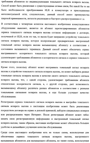 Система и способ обеспечения тональных сигналов возврата вызова в сети связи (патент 2323539)