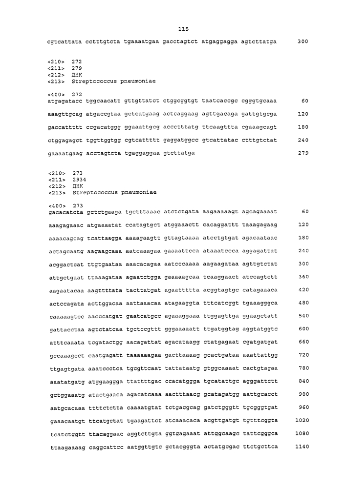Вакцины и композиции против streptococcus pneumoniae (патент 2623174)