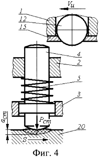 Способ статико-импульсного упрочнения плоских поверхностей (патент 2364490)
