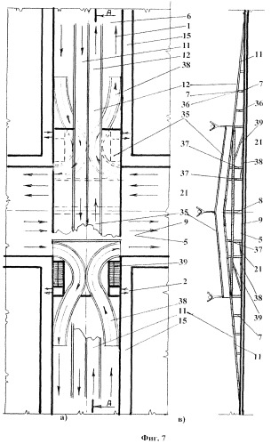 Комплекс разделителей транспортных и пешеходных потоков, пересекающихся на дорогах (патент 2385378)