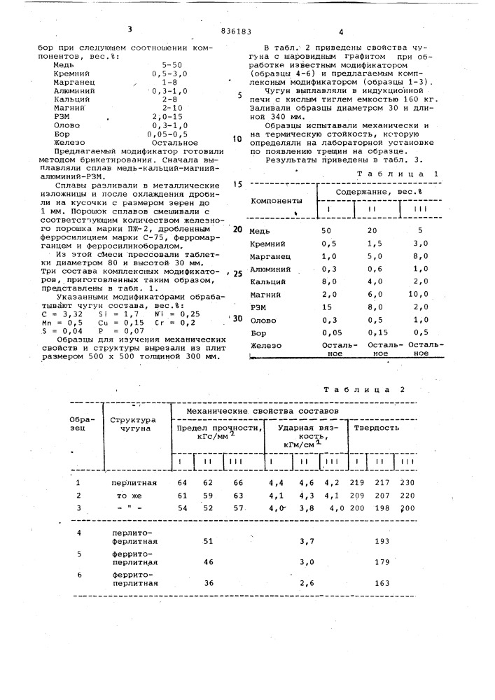 Модификатор (патент 836183)