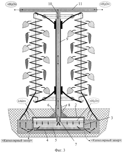 Способ капиллярного орошения из закрытого грунта овощных культур (вариант русской логики - версия 1) (патент 2532324)